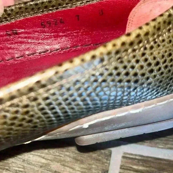 Salvatore Ferragamo Sport women’s snake leather loafers - Picture 3 of 4